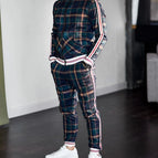 blue-green stripe / M