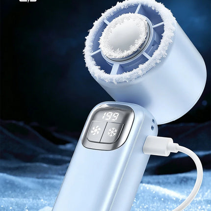 Ventilatore Portatile Lenovo, Raffreddatore USB Ricaricabile con Motore Brushless, Ventola Turbo ad Alta Velocità 199 per Viaggi, Ufficio e Attività all'Aperto