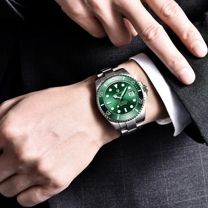 PAGANI DESIGN 2026 43MM Serie Water Ghost Orologio Meccanico da Uomo Automatico con Vetro Zaffiro in Acciaio Inossidabile Impermeabile Sportivo