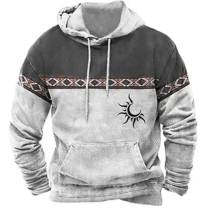 Vintage Totem Autumn Sweatshirt 3D Print Hoodies Loose Men/WOMEN Hoodie Holiday Hoodie Long Sleeve Coat Men Clothing