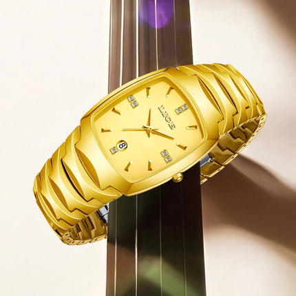 LIGE Orologio da Donna di Lusso alla Moda, Elegante e Semplice, in Acciaio Inossidabile, Casual, al Quarzo, con Calendario, Regalo Romantico per Signore, Novità platinumshop