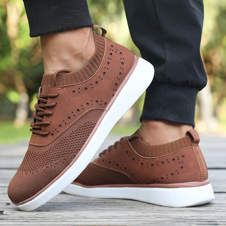 Spring and Autumn Men's Breathable Sports Shoes, Fashionable Casual Dress Shoes, Oxford Elegant Men's Shoes, Men's Loafers 2025