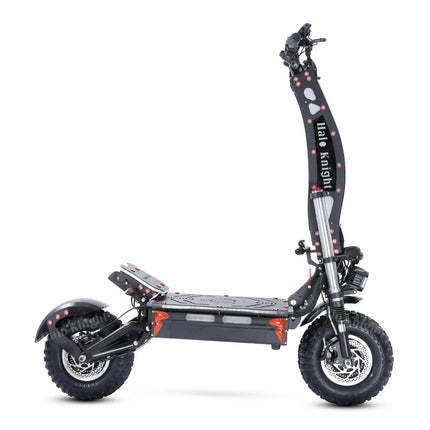 Halo Knight T107Max Scooter elettrico per adulti 14 pollici Off road Pneumatici E-Scooter per uomo 4000W 72V 50 AH Pieghevole City EScooter