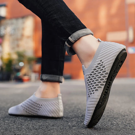 YRZL Mocassini da uomo Mocassini da guida Fondo sottile Scarpe basse da passeggio Mocassini casual antiscivolo traspiranti Scarpe estive da uomo