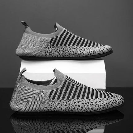 YRZL Mocassini in rete Mocassini da guida da uomo Appartamenti di alta qualità Scarpe da passeggio maschili Mocassini casual in mesh traspirante Scarpe estive da uomo