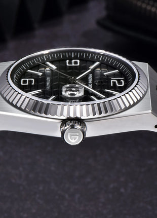 PAGANI DESIGN Orologio automatico di lusso con quadrante rombo 3D per uomo Orologio da polso meccanico da lavoro AR Orologio in cristallo di zaffiro 2025 Nuovo