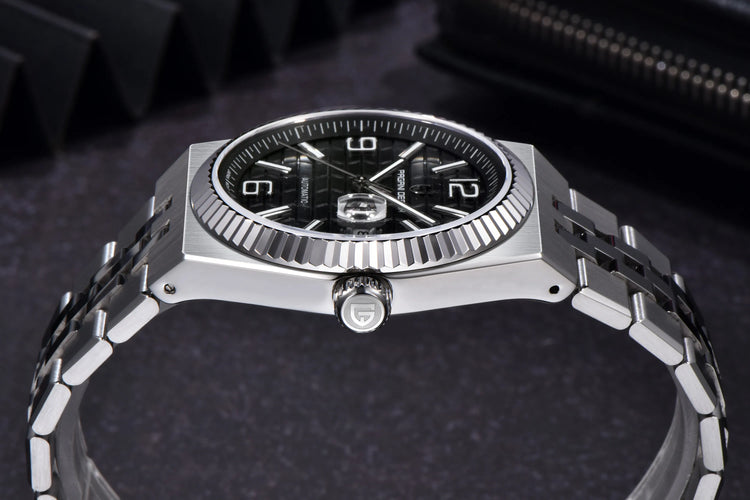 PAGANI DESIGN Orologio automatico di lusso con quadrante rombo 3D per uomo Orologio da polso meccanico da lavoro AR Orologio in cristallo di zaffiro 2025 Nuovo