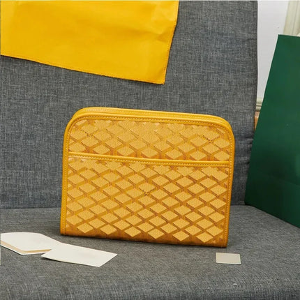 Borsa a tracolla unisex in vera pelle, borsa multifunzione da portare sotto il braccio, borsa portadocumenti portatile per viaggi d'affari