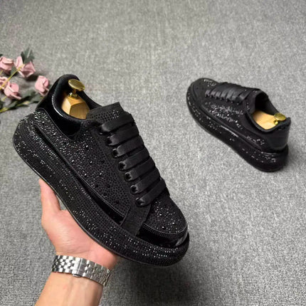 2026 spring and autumn new trendy brand low-top hot diamond board shoes men's lace-up versatile sports dad shoes