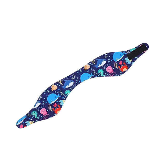 Adjustable Swim Headband for Kids Adults Children Swimmers Neoprene Waterproof Ear Headband for Men and Women
