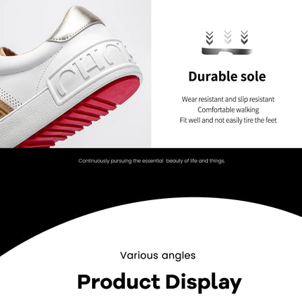 Fashion Classic Women's New Casual Shoes Comfortable Women's 2026 Flat White Shoes