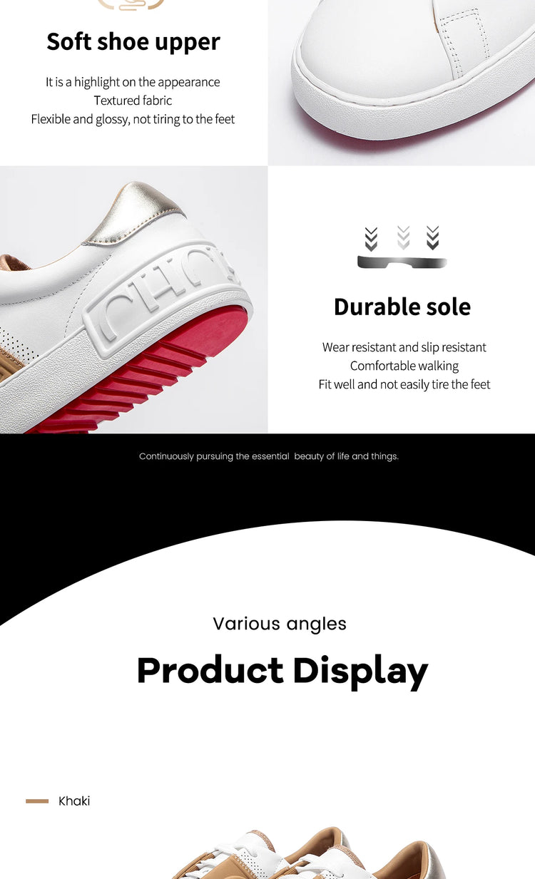 Fashion Classic Women's New Casual Shoes Comfortable Women's 2026 Flat White Shoes
