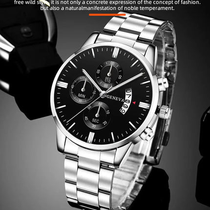 Orologio da uomo alla moda Orologio da polso al quarzo con calendario di lusso Orologi da lavoro Orologio da uomo Orologio da polso con cinturino maschile platinumshop