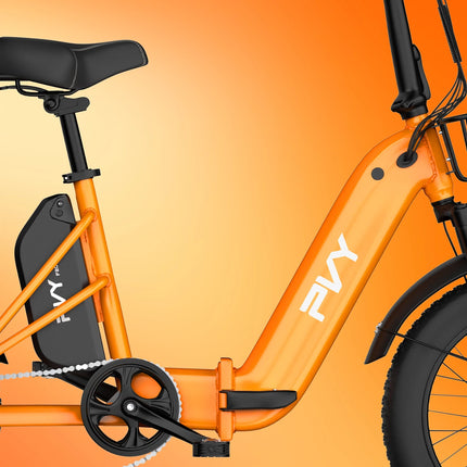 Triciclo Elettrico con Pneumatici Fat da 20*4.0 Pollici, E-bike da Carico PVY F20 con Robusto Cesto Posteriore, Motore da 1000W, Coppia di 80N.M, Forcella Ammortizzata Bloccabile, Carico Massimo 150kg