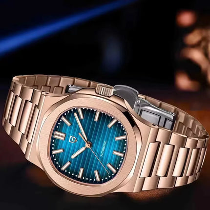 PAGANI DESIGN Nuovo Orologio Meccanico Sportivo ed Elegante, Movimento Seagull ST16, Orologio da Uomo in Acciaio Inossidabile con Quadrante Luminoso