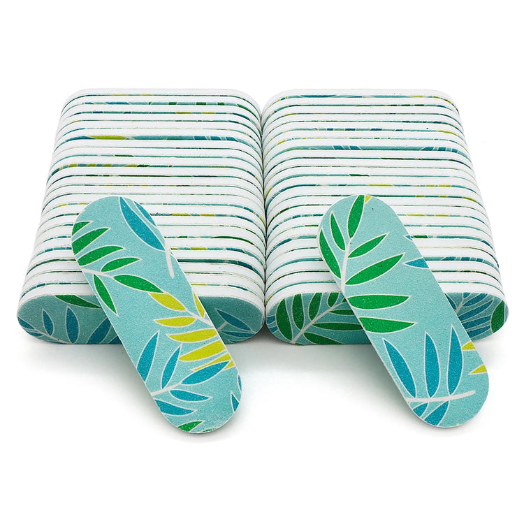 50Pcs Mini Double‑Sided Nail File Sanding Block Colorful Foam Polishing Board For Manicure Pedicure Nail Beauty Work