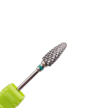 1Pc Bullet Carbide Nail Drill Bits Professional 3/32"Tungsten Flame Nail Bit Manicure Acrylic Gel Remover Nail Accessories Tools