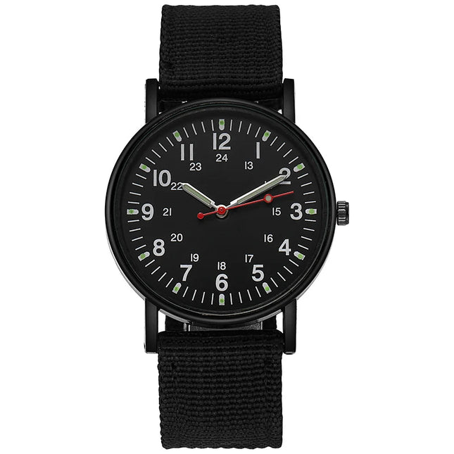 Orologio da polso sportivo al quarzo da polso da uomo con cinturino in Nylon luminoso orologi da polso resistenti agli urti platinumshop