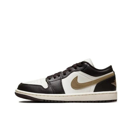 Scarpe da basket Nike Air Jordan 1 Low unisex, ammortizzate, antiscivolo, resistenti e dal design classico IO2242-101 platinumshop