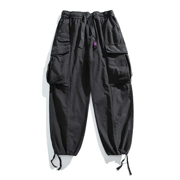 Oversized Cargo Pants For Men Multi Pocket Loose Fit Streetwear Casual American Style Korean Trendy Fashion Straight Leg Pants