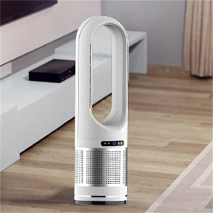 Ventilatore da 46 pollici Ventilatore da pavimento intelligente con vento caldo e freddo Ventilatore da pavimento per la casa Ventilatore di raffreddamento con circolatore d'aria con telecomando silenzioso