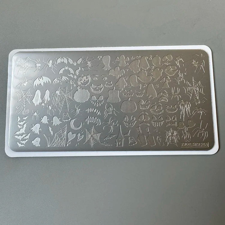 XMQ STAMPING NAIL PLATES CRUCIFIX TEMPLATES HALLOWEEN  IMAGEPLATE