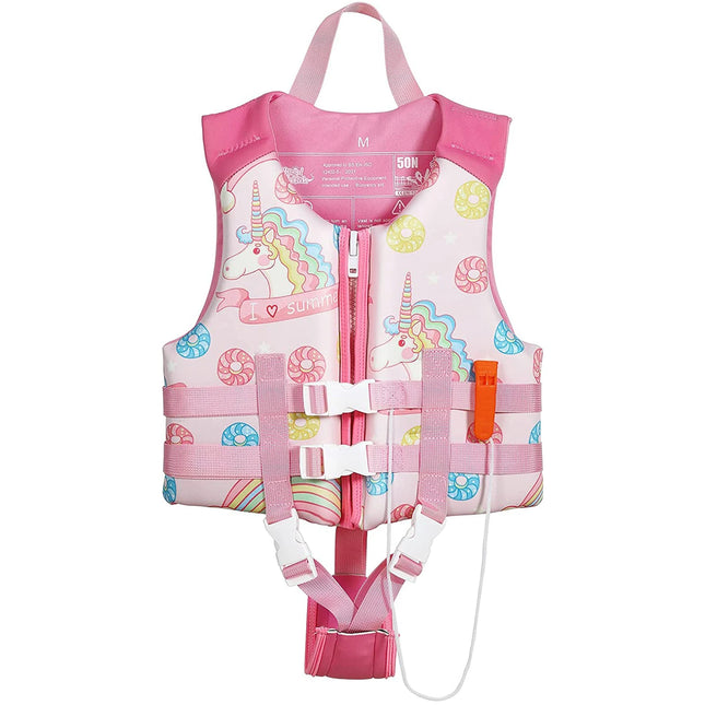 HeySplash Kids Swim Vest Float Jacket Swimming Pullover Swimsuit with Adjustable Strap Floating Vest for Toddlers