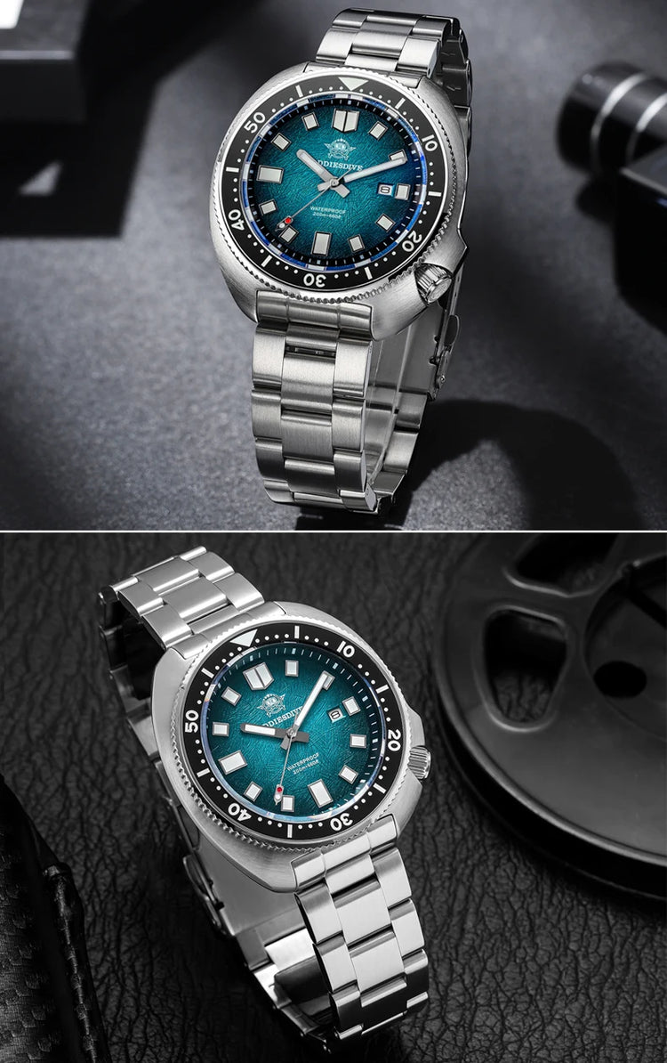 ADDIESDIVE NEW Men's Watch Sapphire Glass AR Coated Quartz Watches AD2511 Reloj Hombre 20Bar Waterproof Luminous Diving Watches