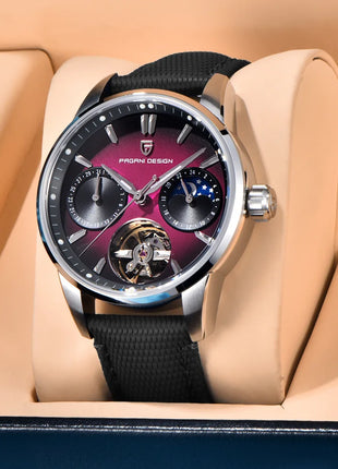 PAGANI DESIGN 41MM Orologio da uomo Orologio meccanico automatico di lusso Orologio da pilota impermeabile in acciaio inossidabile da 100 m PDYS021
