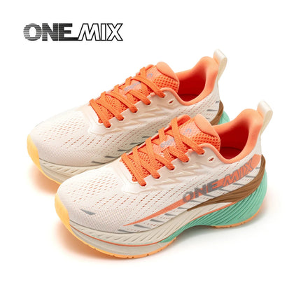 ONEMIX-Scarpe da corsa leggere per uomo e donna Scarpe sportive con ammortizzazione stabile Scarpe da passeggio resistenti alle rimbalzo Novità all'aperto PlatiNum