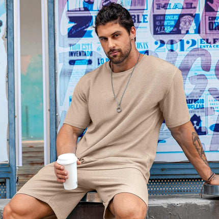 2024 Fun Bear Harajuku T-shirt da uomo estiva allentata quotidiana coppia vestito da strada all'aperto pantaloncini a maniche corte due pezzi abito estivo da uomo platinumshop