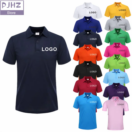 Summer Casual Polo Shirt Breathable Economical Custom Polo for Company Staff Work Polo Shirt with Custom Logo Print Embroidery