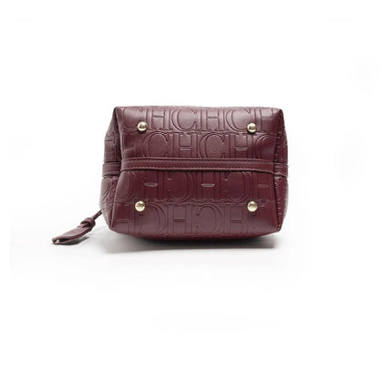CH Large Capacity Handbag Luxury Brand Temperament Letter Print with Lock Design 2025 Trendy Women's Crossbody Bag PlatiNum