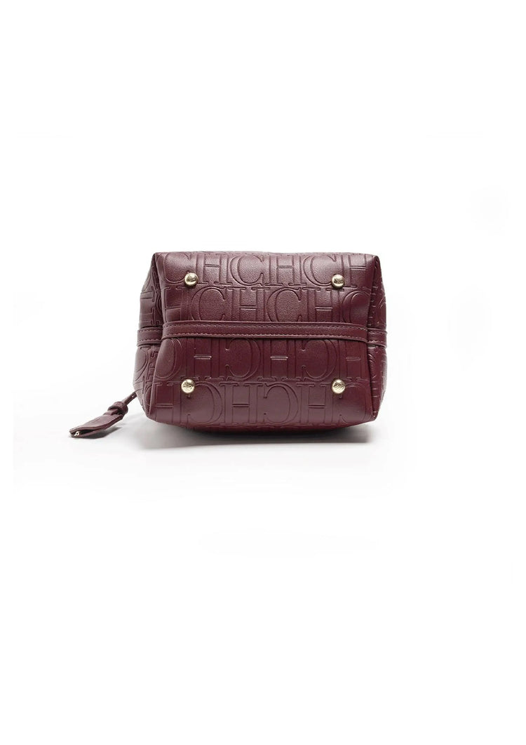 CH Large Capacity Handbag Luxury Brand Temperament Letter Print with Lock Design 2025 Trendy Women's Crossbody Bag PlatiNum