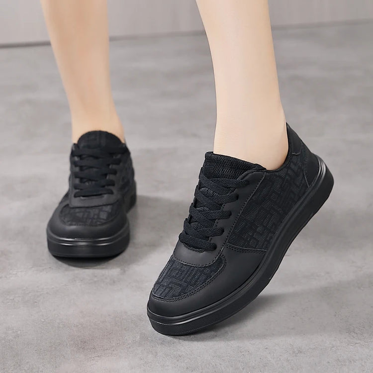 Casual Ell Toe Sneakers Low Top Spor Flats Trendy Versatile Student Leisure Rubber Outsole Summer Breathable Jogging Shoes