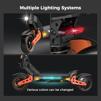 Monopattino Elettrico per Adulti Wildstride, Motore 800w/2000w, 45&60km/h, Batteria 48v15ah, App Intelligente, Pneumatici Fuoristrada da 10 Pollici, Escooter K2pro platinumshop