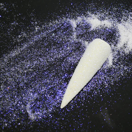 10g/Bag Glitter Snow White Nail Art Sugar Powder Sweater Laser Shiny Decoration Chrome Powder Woolen Candy Effect Nails 2027