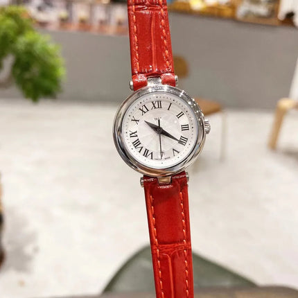 Orologio da Donna Suojiali Little Beauty, Quadrante Piccolo con Numeri Romani, Elegante e Delicato, Cinturino in Acciaio o Pelle Opzionale, Orologio da Polso Femminile alla Moda per Uso Quotidiano Casual