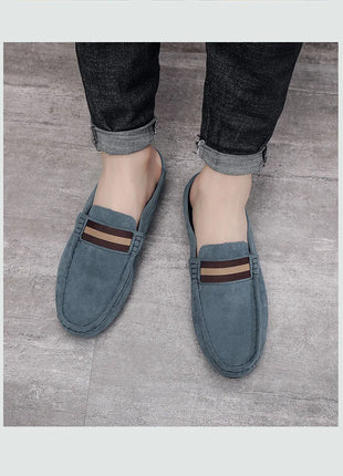 Mocassino 2026 ‌   Scarpe da uomo leggere estive, modello mocassino, slip-on traspiranti casual con mezza soletta, per uomo