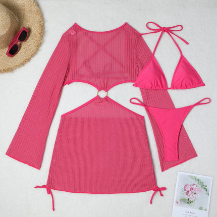 2026 Bikini sexy Costumi da bagno femminili Costumi da bagno a tre pezzi da donna Costumi da bagno da spiaggia Costumi da bagno Bikini brasiliano Set Bagnante da piscina platinumshop