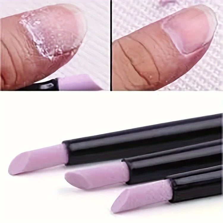 1/3PC Exfoliating stick Nail edge exfoliating tool Nail sanding Tool Engraving pen Sanding stone pen
