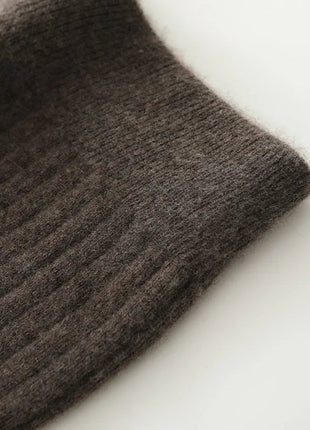 Autumn Winter Women Wool Skirt Elastic Waist Mini Slim Fit Cashmere Skirts 100% Merino Wool Knitted Office Lady Above Knee Dress PlatiNum