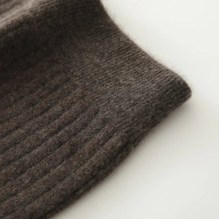 Autumn Winter Women Wool Skirt Elastic Waist Mini Slim Fit Cashmere Skirts 100% Merino Wool Knitted Office Lady Above Knee Dress PlatiNum