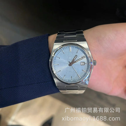 Orologio da Polso Serie PRX con Cinturino in Acciaio, Modello Super Player, per Uomo e Donna, con Calendario, Stile Semplice e alla Moda, Regalo di Compleanno, Idea Regalo per Lui e per Lei