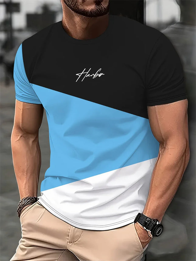 2025 Men's Casual T-shirt Varied Print T-shirt King Fitness Oversized Long Sleeve Shirt