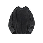 American Retro T Shirts Men Oversized T-shirt Women Loose Long Sleeve Shirt Vintage Hip Hop Y2K Style Men's Streetwear Plus Size PlatiNum