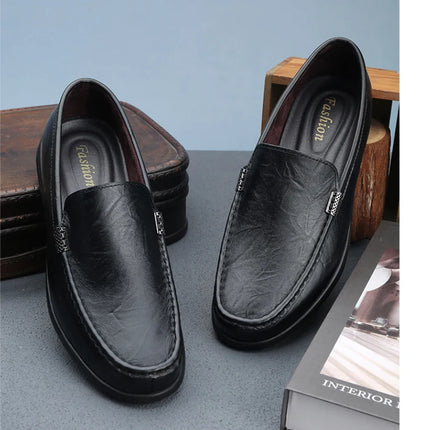 2025 Estate Scava Fuori Penny Mocassini Da Uomo Scarpe Da Barca Traspirante Uomo Mocassini In Pelle Slip On Appartamenti Mens Casual Scarpe Da Guida
