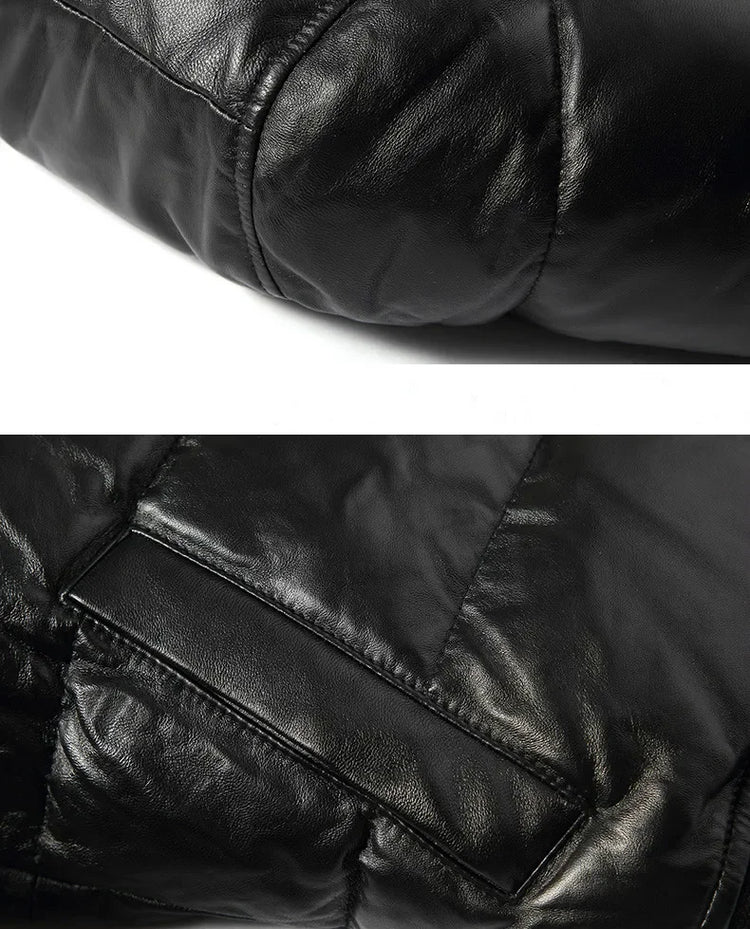 Men Jacket 2025 Men's Clothing Autumn Winter Down Jacket 5XL Real Sheepskin Clothes Thick Coat Male Ropa Hombre LXR384