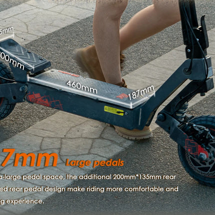 Monopattino elettrico KUKIRIN G2 Ultra All-terrain con motore 800*2W, batteria 48V18Ah, pneumatici da 10 pollici, ideale per la città.