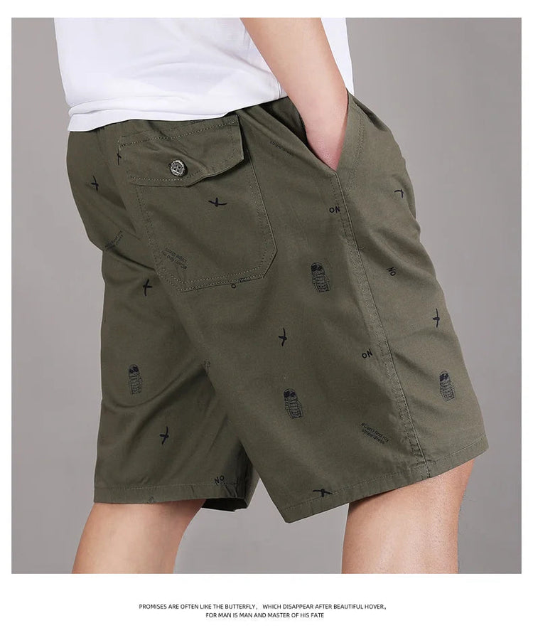 Top Quality 100% cotone Nuovo marchio estivo Moda casual Streetwear Pantaloncini da surf Pantaloni da uomo Pantaloni larghi con coulisse Abbigliamento da uomo platinumshop